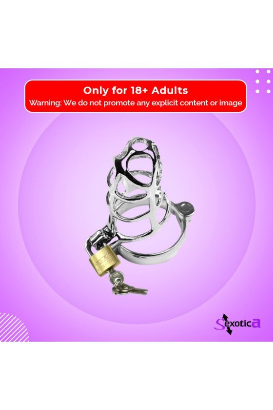 Chastity Steel Lock Device for Men BDSM-010