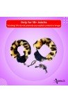 Fetish Fantasy Furry Cuffs in Leopard BDSM-005