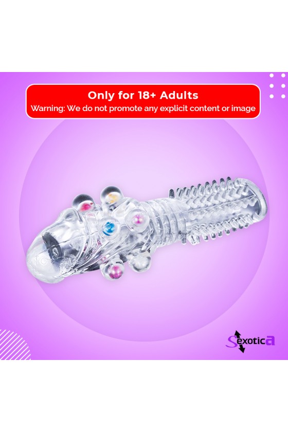 Male Cock Rings Penis Extension With Colourful Beads PES-022