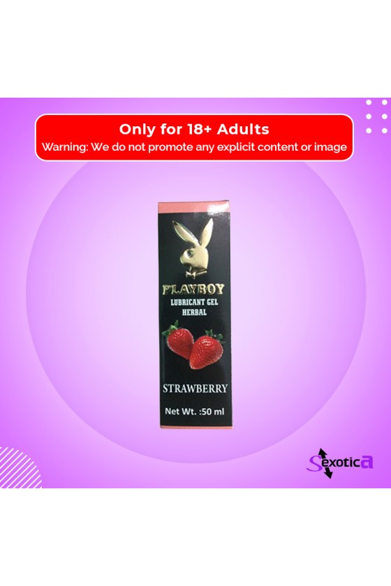 Playboy Lubricant Water Based Gel - Strawberry Flavoured CGS-034
