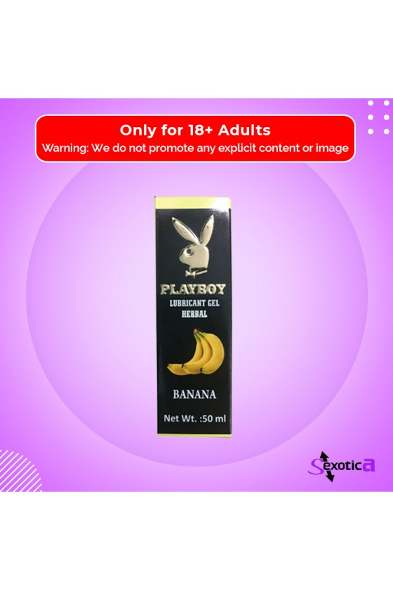 Playboy Lubricant Water Based Gel - Banana Flavoured CGS-031