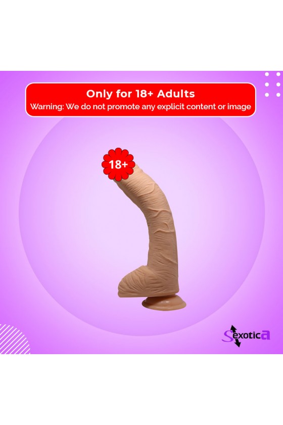 Realistic Non-vibrator with Round Balls and Suction Base RSNV-029